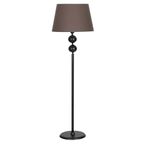 vinner Snake Statik Siyah Metal Tek Ayaklı Lambader - Krom Orego VNRLMDSNK001037