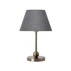 vinner Sphere Eskitme Kaplama Metal Abajur - Hasır Gri VNRSPHR01004