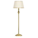 Vinner VNRMADGKLMB081 Madelyn Gold Şeritli Beyaz Gold Kaplama Burgulu Metal Lambader