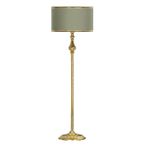 Vinner VNRMADGKLMB086 Madelyn Gold Şeritli Haki Gold Kaplama Burgulu Metal Lambader