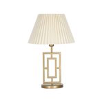 Vinner VNRPUGLIAEMGA01003 Puglia Eskitme Mat Gold Metal Kırma Krem Abajur