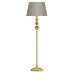 Vinner VNRVGAGKLMB034 Vega Gold Üçlü Küre Tek Ayaklı Metal Yaldızlı Gri Lambader