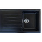 Vinox 50x86 VX004 Siyah Tek Göz Granit Eviye