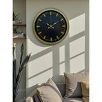 Vintage 40 Cm Metal Modern Duvar Saati