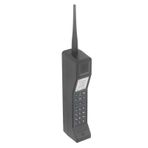 Vintage 80'ler, 90'lar Nostaljik Cep Telefonu Reprodüksiyon Pervane, Model, Vintage Cep Telefonu Modeli Simülasyon Fotoğrafik Sahne Ev Ofis Için (Siyah)