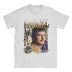 Vintage Baskılı Şık Erkek Tişörtü, Pedro pascal Günlük Giyim İçin İdeal (6 L)