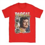 Vintage Baskılı Şık Erkek Tişörtü, Pedro pascal Günlük Giyim İçin İdeal (8 L)