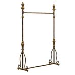 Vintage Bronz Portmanto Standı - Koridor, Yatak Odası için Endüstriyel Tasarım, Konfeksiyon, Şapka ve El Çantası Depolama ile Bağımsız Elbise Askısı - 120x40x175CM