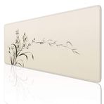 Vintage Büyük Mouse Mat Oyun Mouse Pad Büyük 24x12 inç Klavye Mat Kaymaz Kauçuk Tabanlı, Mousepad Yıkanabilir Genişletilmiş Büyük Fare Paspasları, Ev Ofis Çalışmaları için Fare Altlığı 3-896