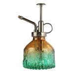 Vintage Cam Bitki Sulama Spreyi – Dekoratif Püskürtme Kolonya Şişesi 200 ml Yeşil