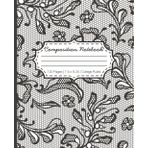 Vintage College Ruled Composition Notebook: Unique Vintage Black & White Background | 120 Pages | 7.5 x 9.25 | Paperback | Matte Finish | College Ruled