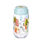 Vintage Dekoratif Desenli Cam Kavanoz 1000 ml - 33,8 oz - Avokado