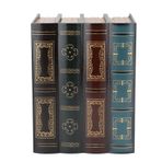 Vintage Dekoratif Kitap Kutusu Kitap Şeklinde Depolama Kutusu Antika Tarzı Mücevher Depolama Kılıfı Ev Ofis Dekoru Için Dayanıklı Yoğunluk Kurulu (A)