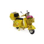 Vintage Dekoratif Sepetli Metal Scooter