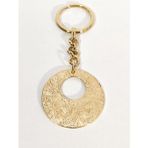 Vintage Desenli Halka Anahtarlık Gold Renk – Etnik ve Zarif Şık Çanta & Anahtar Aksesuarı