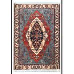 Vintage Dokuma Yün Görünümlü Halı, 80x150 cm, Çok Renkli, Dikdörtgen, Düz Saçaklı