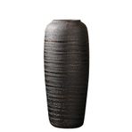 Vintage El Sanatları Vazoları, Toprak Çömlek Oturma Odası Zemin Dekorasyonu İç Mekan Çiçek Vazo Otel Lobisi Büyük Dekoratif Vazo, 26 * 60CM,26 * 60CM