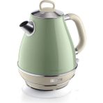 Vintage Elektrikli Su Isıtıcı Yeşil 2869/04 - Paslanmaz Çelik, Retro Kettle, 1,7 Litre 2000