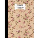 Vintage floral notebook,journal vintage: A4,soft cover,90 pages