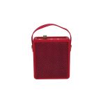 Vintage Görünümlü Deri Saplı Bluetooth Speaker Taşınabilir Şarjlı Kablosuz Ses Kutusu