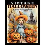 Vintage Halloween Malbuch für Erwachsene: Über 45 Bilder zum Ausmalen im Vintage-Stil
