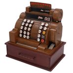 Vintage Kasa Modeli, 29 x 20 x 30 cm Retro Kasa Dekorasyonu Demir Sanat Aksesuarları Dekoratif Süs Kumbara Mücevher Kutusu Yüzük Biblo Kutusu, Ev Dekorasyonu
