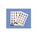 Vintage Kitaplar Tema Sticker Set Vintage Book 2 Sayfa 40 Adet Etiket Planlayıcı Bullet Journal