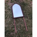 Vintage Kubbeli Tırnak Ayna 103x55 cm