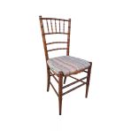 Vintage Masif Ahşap Minderli Sandalye (1 Adet) AC04