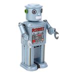 Vintage Robot Retro Rol Up Robot Oyuncak Dekoratif Zarif El Yapımı Demir Saat İşçisi Cafe Bar Restaurant Için