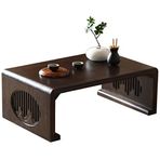 Vintage sehpa, alçak cumbalı masa, Japon Tatami masası, balkonda oturma odası ve yatak odası için uygundur