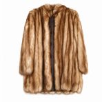 Vintage Stil Lüks Doğal Dokulu Dış Giyim, 80 cm, Kahverengi, Coat