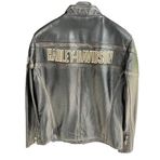 Vintage Tarz Hakiki Deri Motosiklet Montu, Koyun Derisi, Eskitme Tasarım, Orta Kalınlık (Eskitme H.Torba Cepli, 2XL)