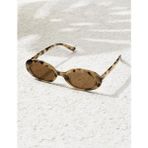 Vintage Tiery Ver2 Ince Kenarlı Oval Leopar Güneş Gözlüğü Coolandbetter