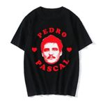 Vintage Tişörtler Unisex Pedro pascal Eğlenceli Baskılar Günlük Moda Çift Kıyafetleri (1 3XL)