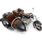 Vintage Vintage Dev Boy Eskitme Metal Sepetli Motorsiklet 54CM