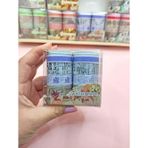 Vintage Washi Tape Bant Baskılı Yapışkanlı Maskeleme Kağıdı 45F Desenli Bant 10'lu - Mor El Yazılı