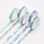 Vintage Washi Tape Bant Baskılı Yapışkanlı Maskeleme Kağıdı Sevimli Desenli Bant 5 Li - Suluboya Manzara