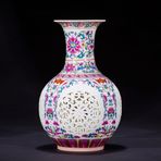 Vintage Yapay Çiçek Vazosu Porselen Çiçek Vazosu Zarif Çiçek Düzenleme Vazosu Antika Vazo Dekorasyon Seramik Ev Dekorasyonları Ev Dekorasyonu Düğün için, F-H26xw17cm,F-H26xw17cm