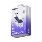 VINTESSY 124989722 Apple Iphone Uyumlu 15 Pro Max Bilvis 5In1 5D Magic Hayalet Cam Ekran Koruyucu - Siyah