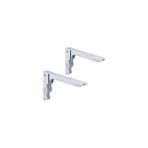 Vintessy BADEM10 Duvara Monteli Balkon Masası Sehpası Montajı Metal Katlanır Raf Altı Ayağı 18 x 10 cm