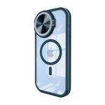 VINTESSY MEPA045-1705MKR Apple Iphone Uyumlu 15 Pro Kılıf Teleskop Lens Magsafe Silikon Kapak - Lacivert Düz Renkli Kılıf-Arka Kapak