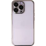 VINTESSY MEPA047-27309MKR Apple Iphone Uyumlu 14 Pro Max Kılıf Razer Lensli Silikon - Gold Düz Renkli Kılıf-Arka Kapak