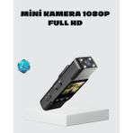 Vintessy Mini Güvenlik Kamerası 1080P 3mp Fotoğraf 180° Ayarlanabilir Lens USB Şarjlı