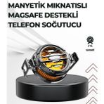 Vintessy Telefon Soğutucu | LED Işık Efektli | Power Aparatlı | Sessiz ve Taşınabilir Model