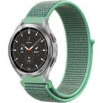 Vintessy Watch 22MM Hasırlı Cırtcırtlı Kordon (Saat Değildir) - Turkuaz1