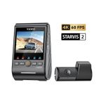 Viofo A329 2 Kameralı Ön+Arka 4k+2k Hdr Sony Starvis 2 Sensörlü Wi-Fi 6 SSD Destekli Gps'li Araç Kamerası