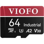 Viofo High Endurance 64GB Class 10 A2 V30 100 MB/s Okuma 40 MB/s Yazma Micro SD Hafıza Kartı