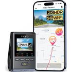 Viofo Vıofo Dashcam A119 Mini 2, Ön 2,7k 5ghz Wi-Fi, 2k 60FPS/HDR 30FPS Ses Kontrolü, Starvıs 2 Geliştirilmiş Gece Görüşü, 1,5" LCD Gizli Araç Kamerası Araba, Gps Araç Kamerası, 24 Saat Park Modu, Ses Çıkışı