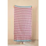 Violet %100 Pamuklu Peştemal Pembe 90x170